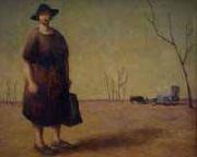 Alexander John Drysdale The Drovers Wife oil painting